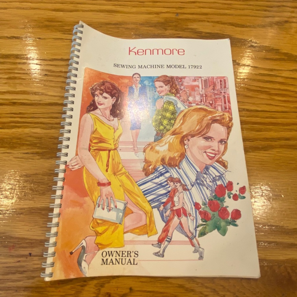 Kenmore Sewing Machine Model 17922 Owner's Manual Vintage Booklet